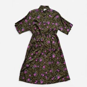 90s Vintage Coord Skirt Set New Name In Town Women's S M Paisley Floral Summer